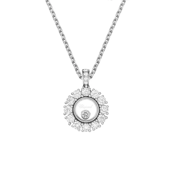 Zlatý Náhrdelník Chopard Happy Diamonds 79A609-1001