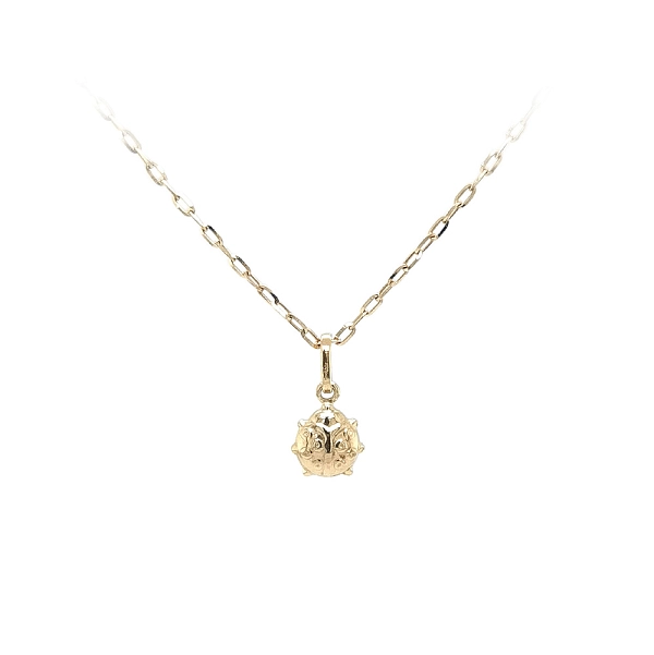 Gold Pendant Ladybug