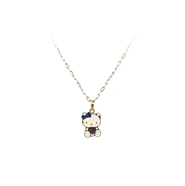 Zlatý Přívěsek Hello Kitty