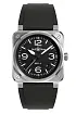 Bell & Ross New BR-03 Black Steel BR03A-BL-ST/SRB