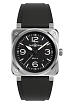 Bell & Ross New BR-03 Black Steel BR03A-BL-ST/SRB
