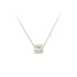 Gold Necklace with Zircons