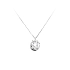Necklace with White Gold Zircons