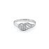 Ring with White Gold Zircons
