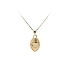 Gold Pendant Plate for Engraving
