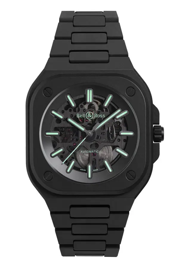 Bell & Ross BR 05 Skeleton Black Lum Ceramic BR05A-BLM-SKCE/SCE