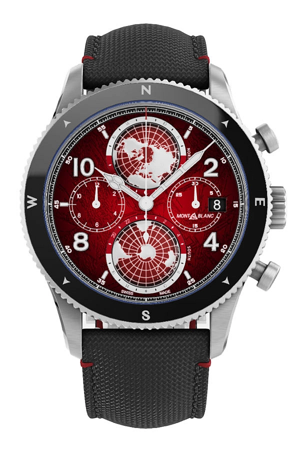 Montblanc 1858 Geosphere Chronograph 0 Oxgen Ограниченная серия 290 экземпляров 132303