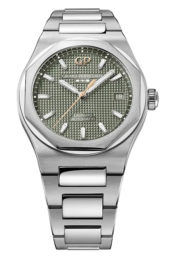 Girard-Perregaux Laureato 38mm Sage Green 81005-11-3407-1CM