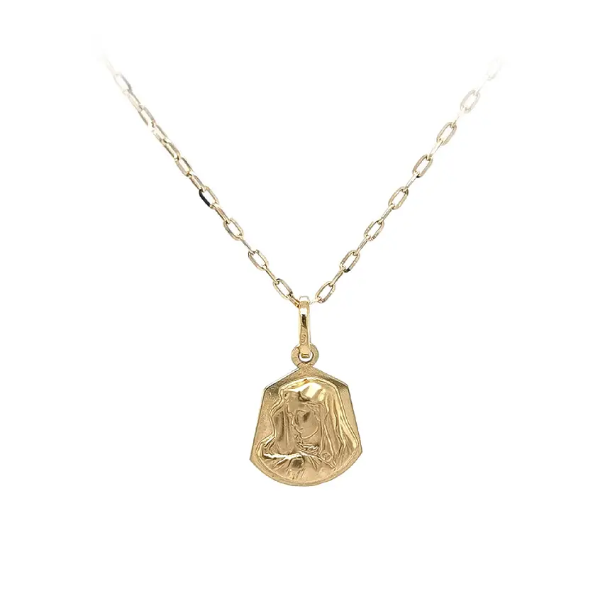 Zlatý Přívěsek Madonka Panna Marie