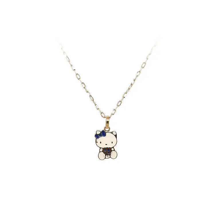 Zlatý Přívěsek Hello Kitty
