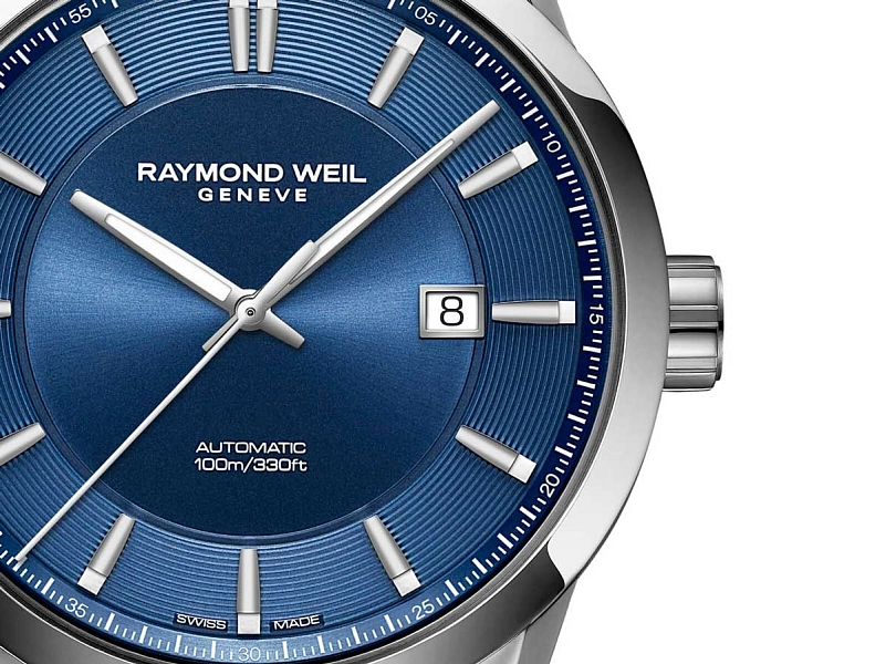 Raymond Weil Freelancer Мужские автоматические часы с синим циферблатом 2731-ST-50001