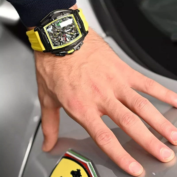 Cvstos Chrono Black Steel Yellow B00107.4102001