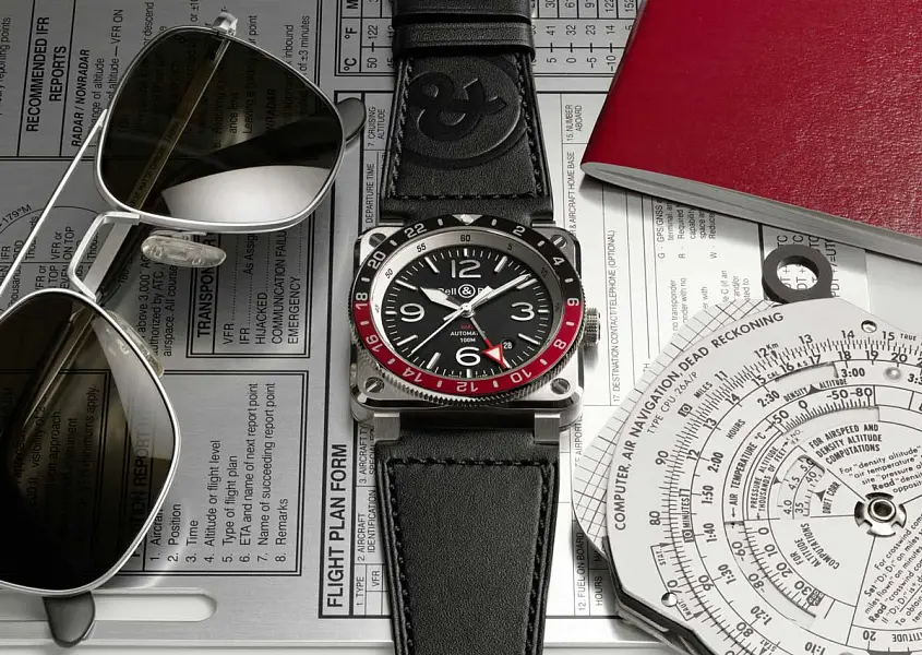Bell & Ross BR 03-93 GMT BR0393-BL-ST/SCA