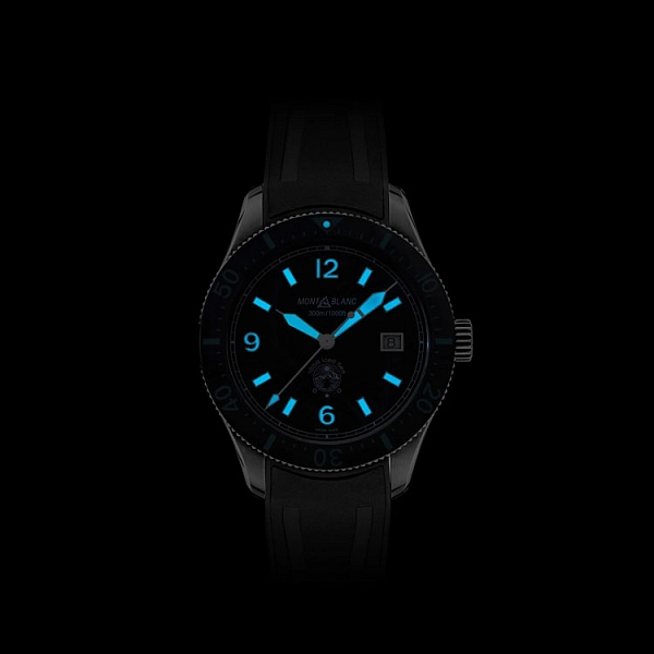 Montblanc 1858 Iced Sea Automatic Date 129372