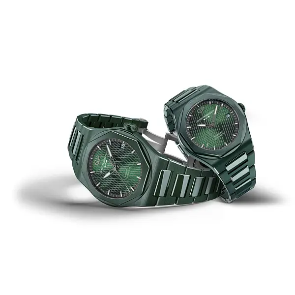 Girard-Perregaux Laureato 42mm Green Ceramic Aston Martin Edition