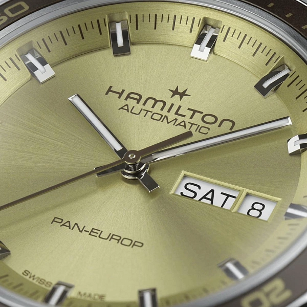 Hamilton American Classic Pan Europ Day Date Car H35445860