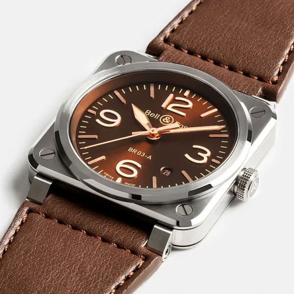 Bell & Ross New BR 03 Golden Heritage BR03A-GH-ST/SCA