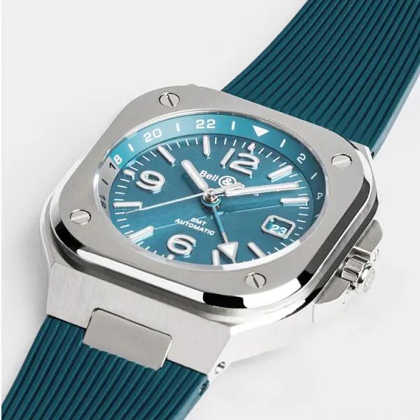 Bell & Ross BR 05 GMT Sky Blue BR05G-PB-ST/SRB