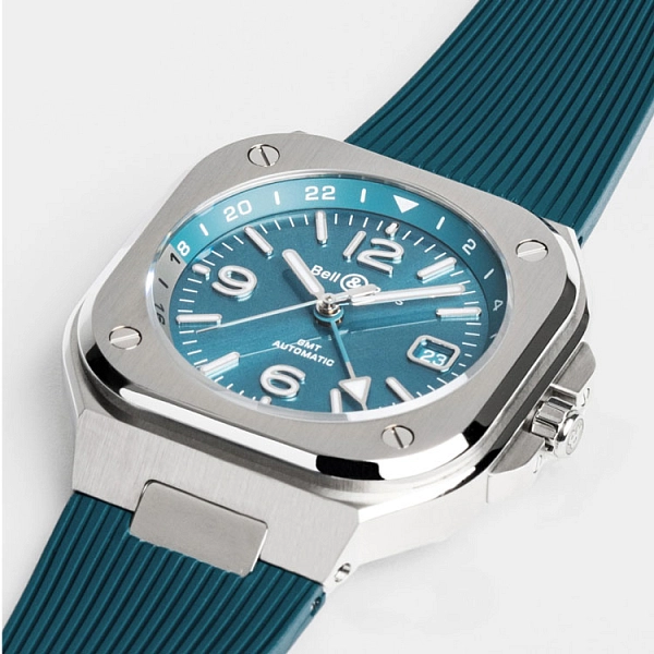 Bell & Ross BR 05 GMT Sky Blue BR05G-PB-ST/SRB