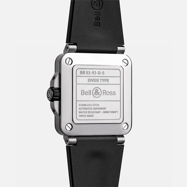 Bell & Ross BR 03 Diver Black Steel BR03A-D-BL-ST/SRB