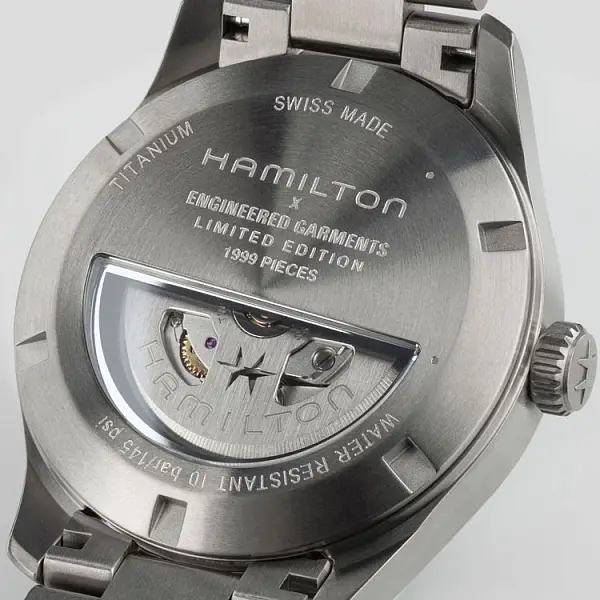 Hamilton Khaki Field Titanium Auto 36mm Limited Edition Engineered Garments