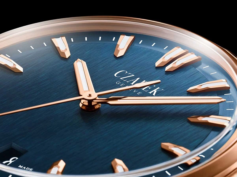 Czapek Antarctique Moun Erebus Deep Blue Full Rose Gold 5N 1540-P/S