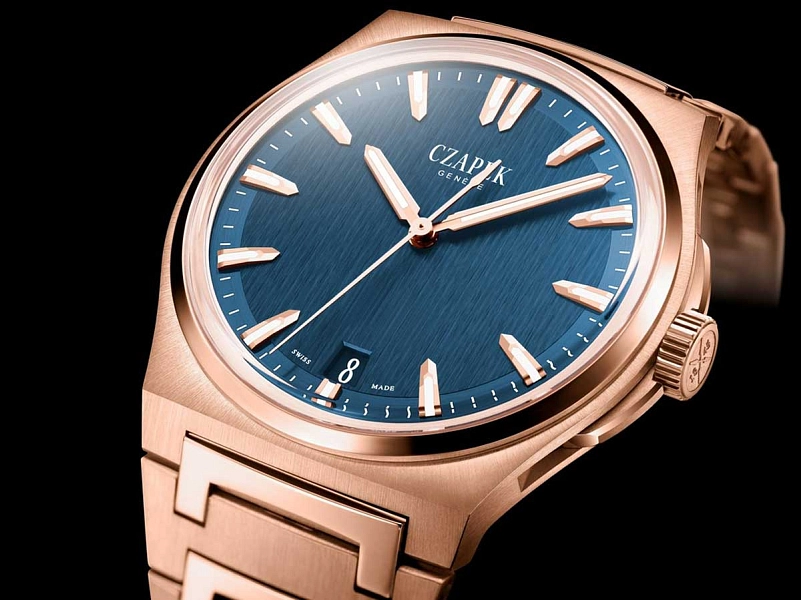 Czapek Antarctique Moun Erebus Deep Blue Full Rose Gold 5N 1540-P/S