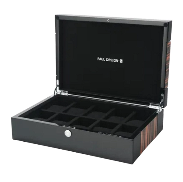 Box na Hodinky Paul Design Gentlemen 10 Macassar