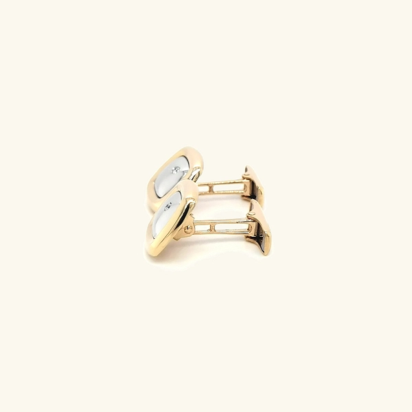 Gold Combination Cufflinks