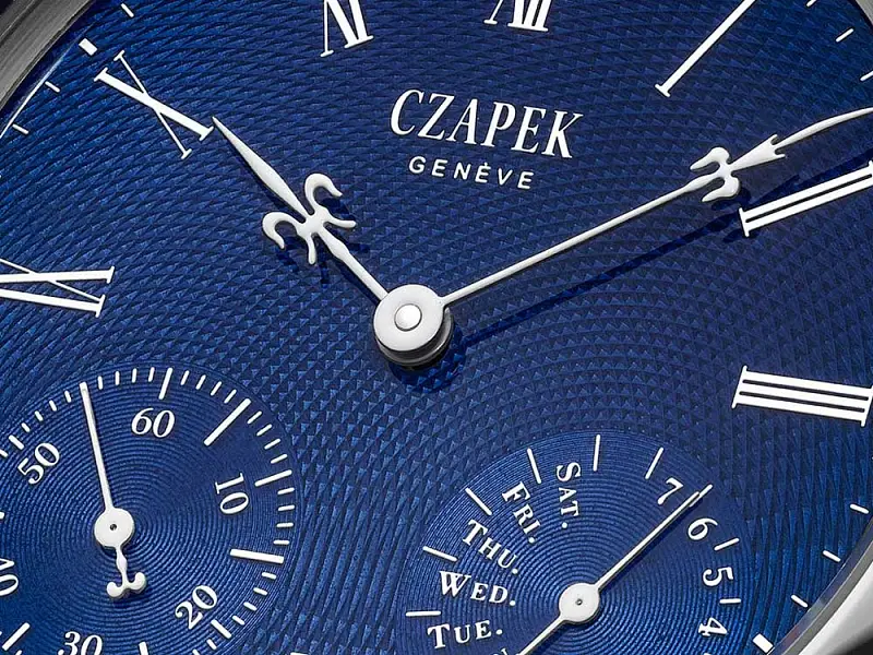 Czapek Quai Des Bergues Sapphire Blue L