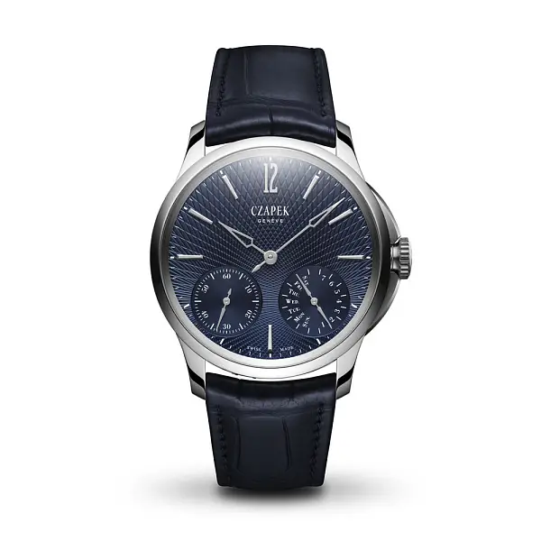 Czapek Quai Des Bergues No17 Double Soleil Deep Blue