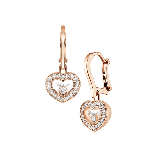 Zlaté Náušnice Chopard Happy Diamonds 83A054-5401