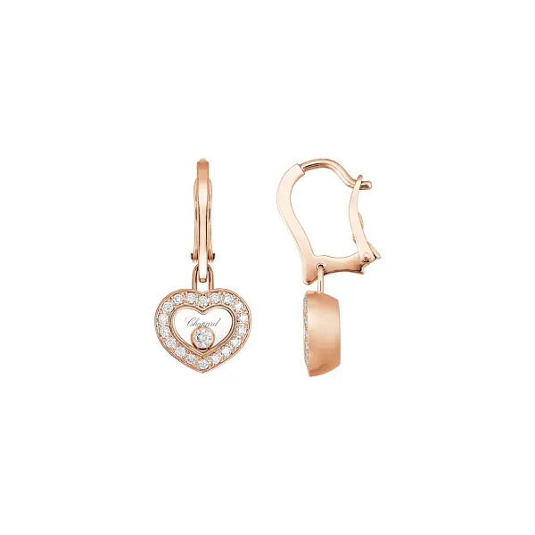 Zlaté Náušnice Chopard Happy Diamonds 83A054-5401