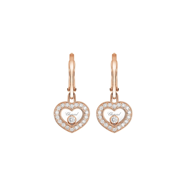 Zlaté Náušnice Chopard Happy Diamonds 83A054-5401
