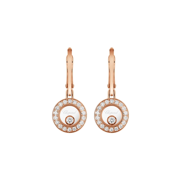 Zlaté Náušnice Chopard Happy Diamonds 83A017-5401