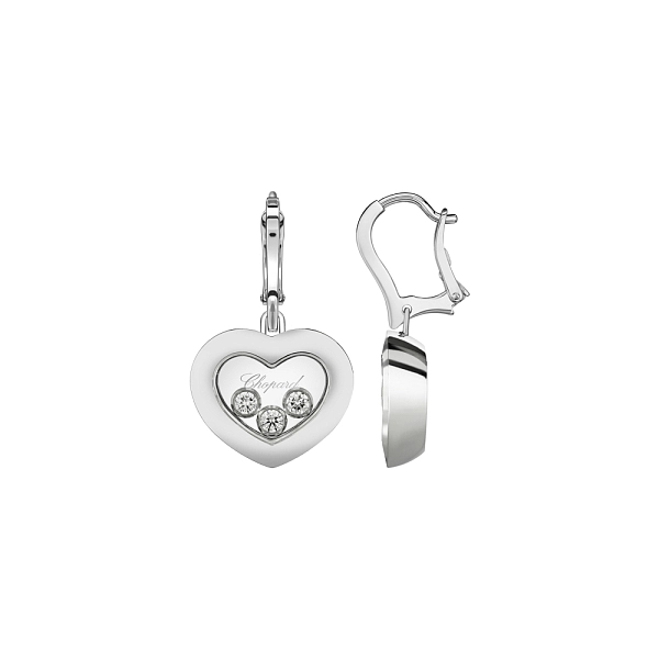 Золотые серьги Chopard Happy Diamonds 83A611-1301