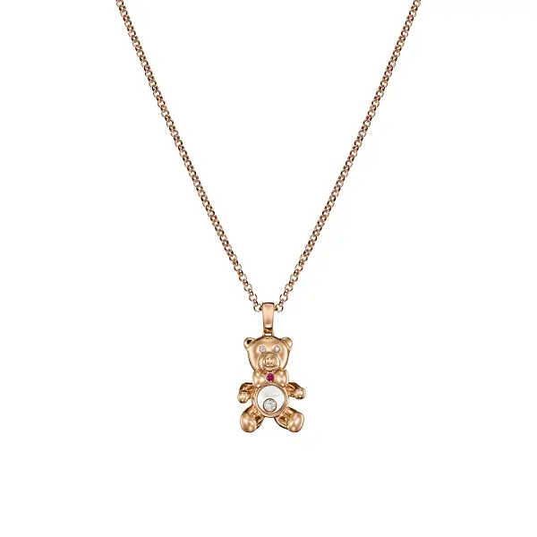 Zlatý Přívěsek Chopard Happy Diamonds Teddy Bear 79A188-5001