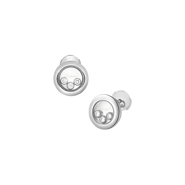 Zlaté Náušnice Chopard Happy Diamonds 83A018-1001