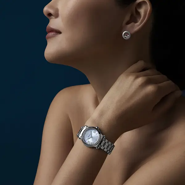 Zlaté Náušnice Chopard Happy Diamonds 83A018-1001