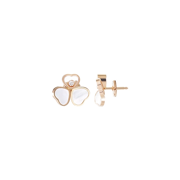 Gold Earrings Chopard Happy Hearts 83A083-5301