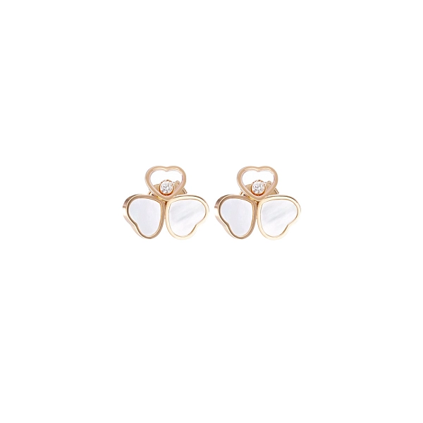 Gold Earrings Chopard Happy Hearts 83A083-5301
