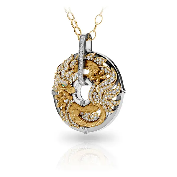 Náhrdelník Carrera Y Carrera New Shanghai Maxi Pave
