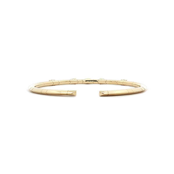 Diamantový manžetový náramek z 18kt žlutého zlata, 0,79 ct