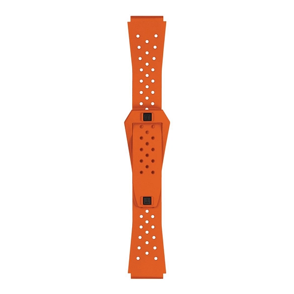 Tissot orange Sideral 20 mm rubber strap T852.048.86