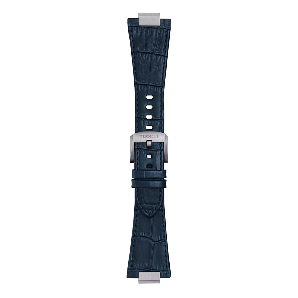 Modrý kožený řemínek Tissot pro PRX 42 mm T852.049.411