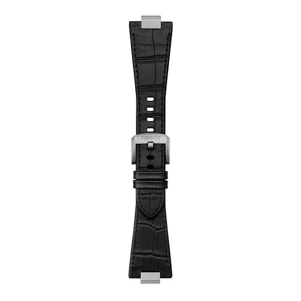 Černý kožený řemínek Tissot pro PRX 40 mm T852.047.562