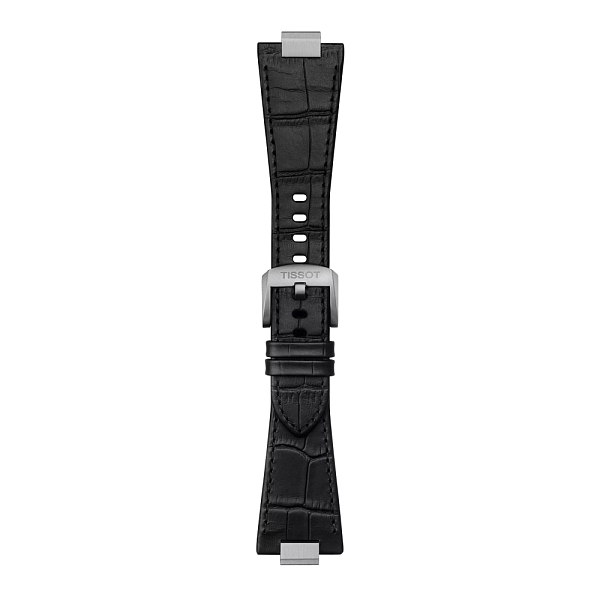 Černý kožený řemínek Tissot pro PRX 40 mm T852.047.562
