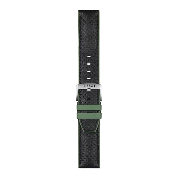 Tissot green and black strap 22 mm T852.046.787