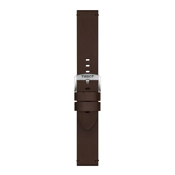 Hnědý syntetický řemínek Tissot 22 mm T852.048.221