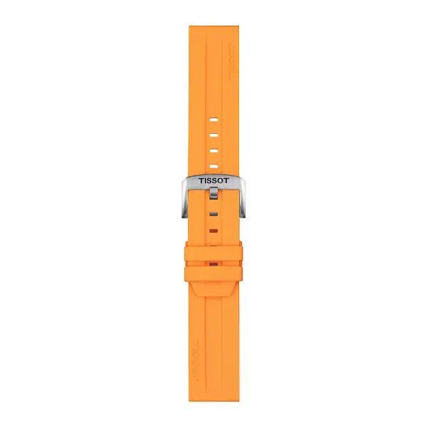 Oranžový silikonový řemínek Tissot 22 mm T852.047.918